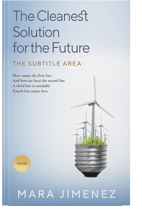 Front view of Botticelli #3554 - Premade Science & Nature Book Cover