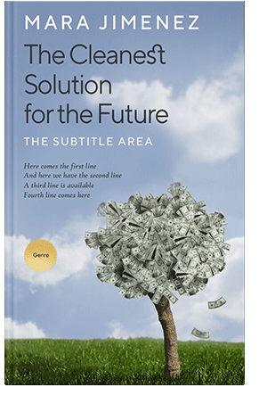 Pre Made Book Cover Rock Blue