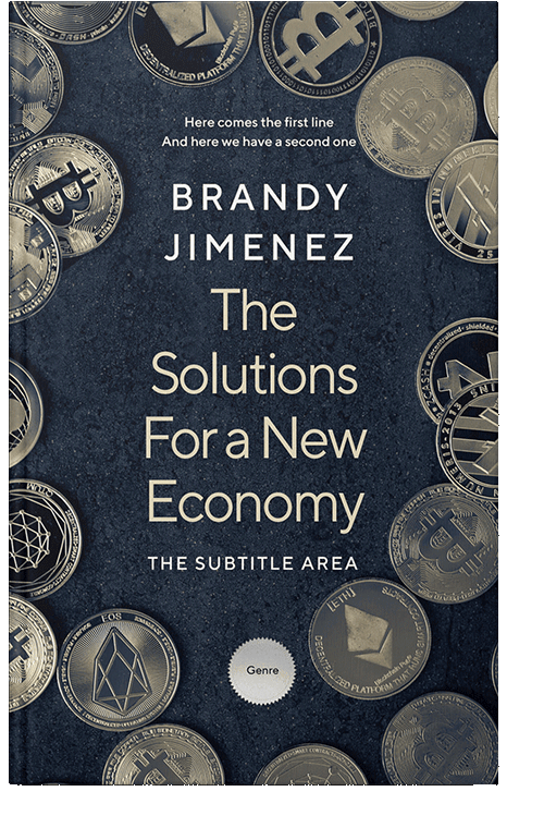 Front view of Mirage #3565 - Premade Business Book Cover