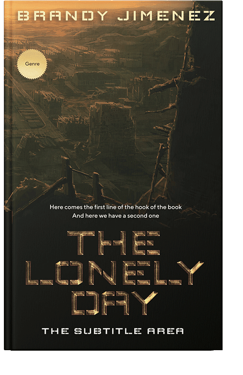 Front view of Rangoon Green #3567 - Premade Apocalyptica Book Cover