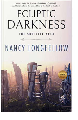 Pre Made Book Cover Dawn Pink