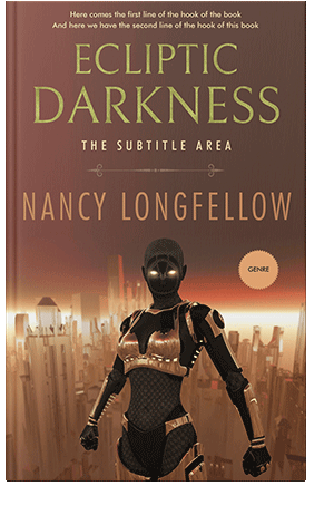 Pre Made Book Cover Old Copper