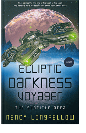 Pre Made Book Cover Pink Swan