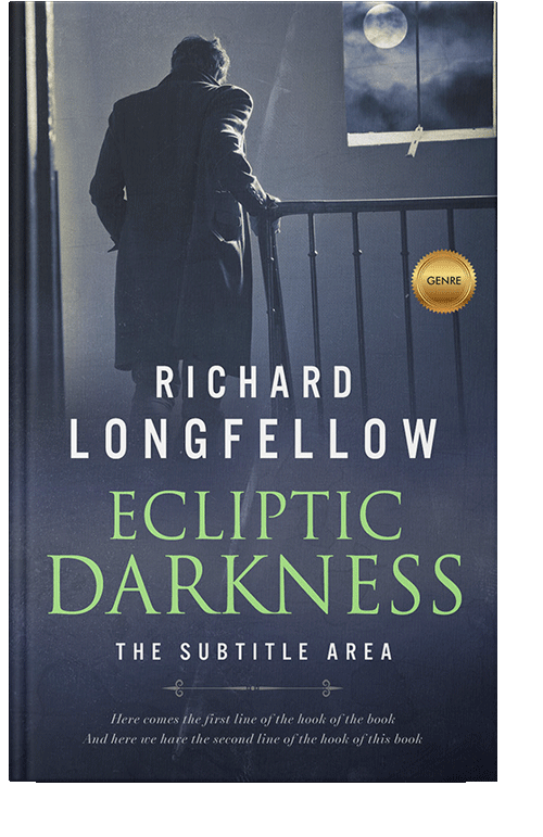 Front view of Oxford Blue #3593 - Premade Mystery & Thriller & Suspense Book Cover