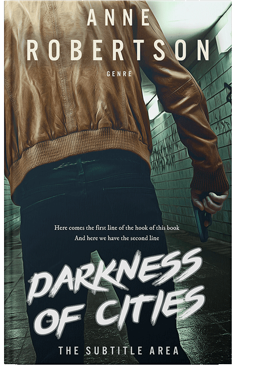 Front view of Outer Space #3606 - Premade Mystery & Thriller & Suspense Book Cover