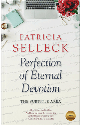 Pre Made Book Cover Green White