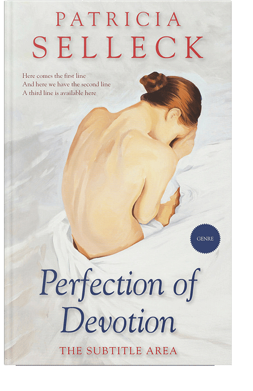 Front view of Satin Linen #3611 - Premade Health & Mind & Body Book Cover