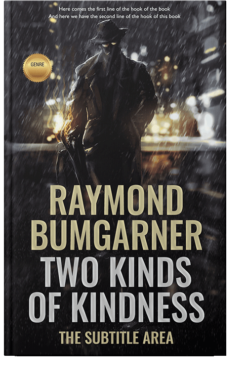 Front view of Cod Gray #3619 - Premade Mystery & Thriller & Suspense Book Cover