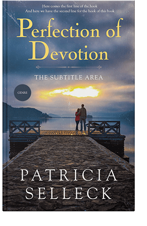 Pre Made Book Cover Blue Bayoux