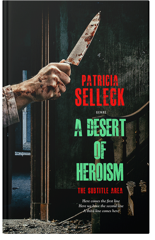 Front view of Premade Mystery & Thriller & Suspense Book Cover - Marshland