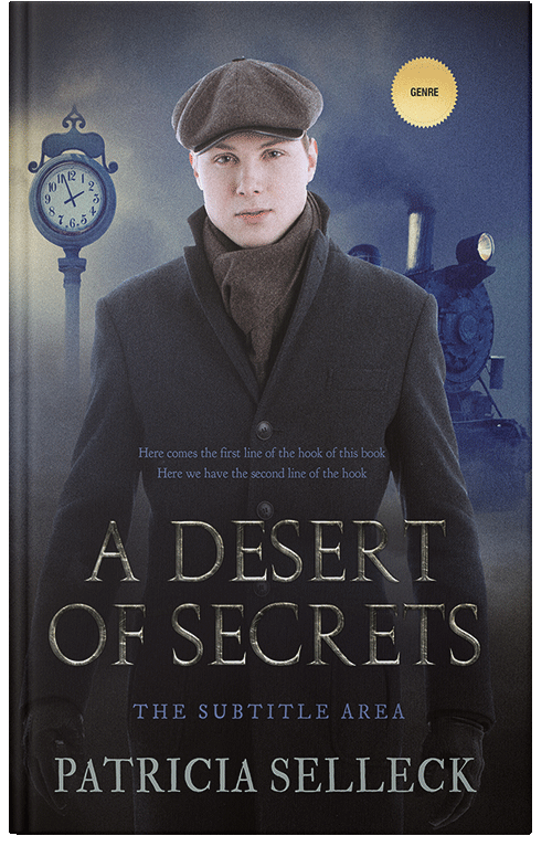 Front view of Charade #3641 - Premade Travel Book Cover