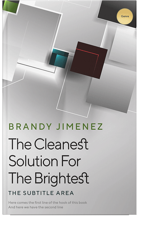 Front view of Alto #3645 - Premade Abstract Book Cover