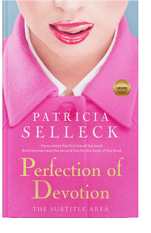 Front view of Persian Pink #3657 - Premade Health & Mind & Body Book Cover