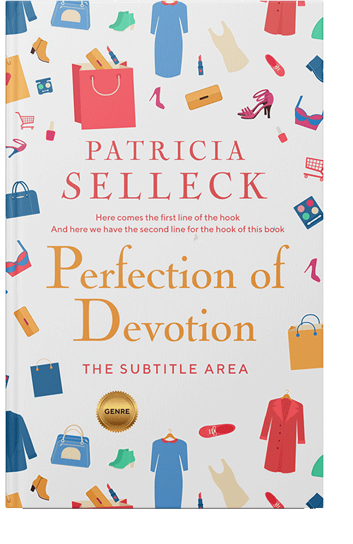 Front view of Desert Storm #3658 - Premade Business Book Cover