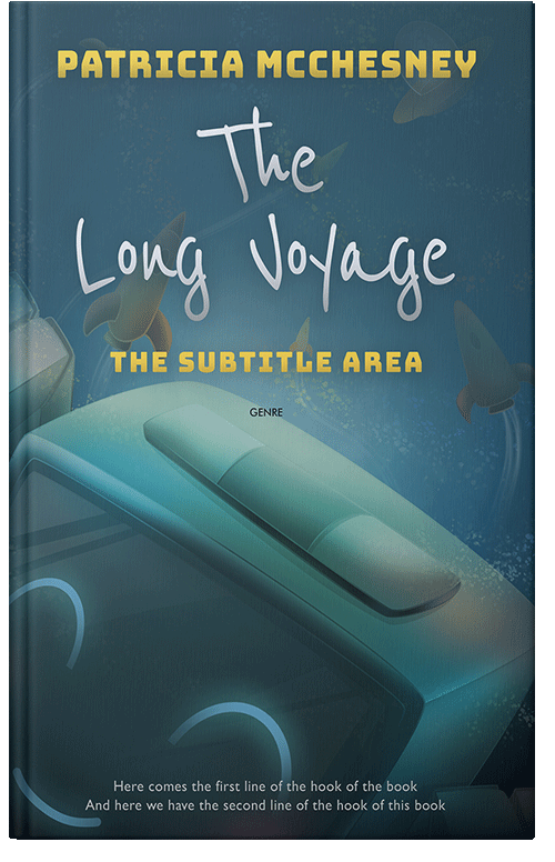 Front view of Premade Science Fiction Book Cover - Casal