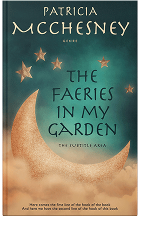 Pre Made Book Cover Blue Dianne