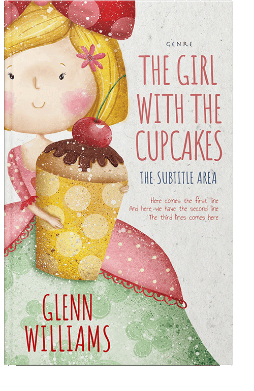 Front view of Pearl Bush #3687 - Premade Fantasy Book Cover