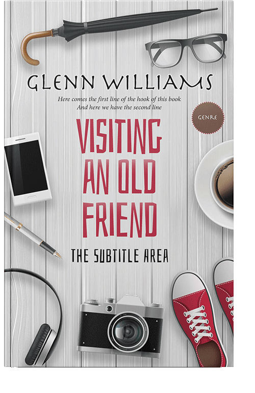 Front view of Quill Gray #3691 - Premade Teen & Young Adult Book Cover