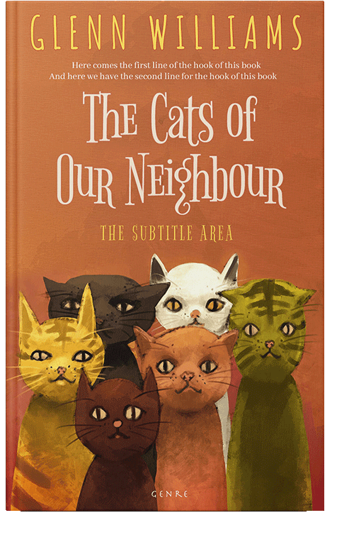 Front view of Tuscany #3693 - Premade Abstract Book Cover