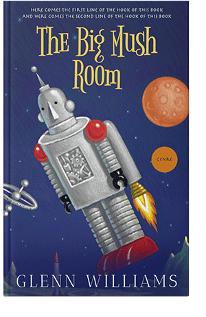 Pre Made Book Cover Cloud Burst