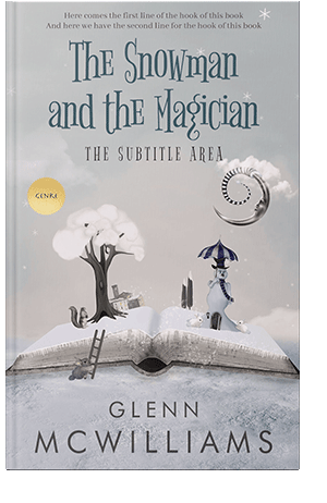 Pre Made Book Cover Pale Slate