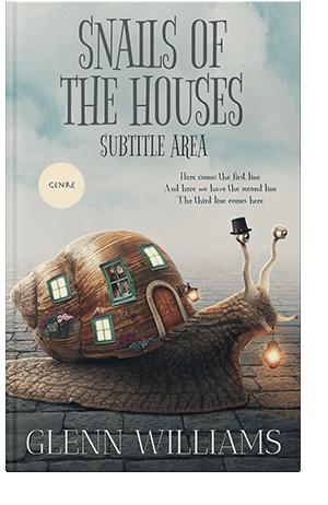 Pre Made Book Cover Kangaroo