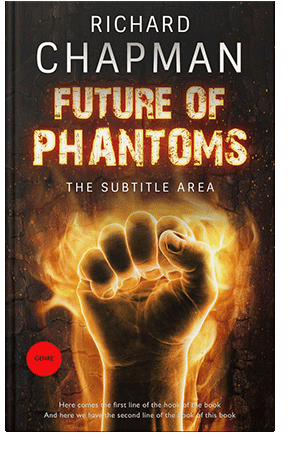 Pre Made Book Cover Graphite