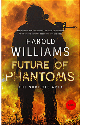 Pre Made Book Cover Graphite