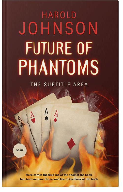 Front view of Van Cleef #3713 - Premade Self-Improvement & Self-Help Book Cover