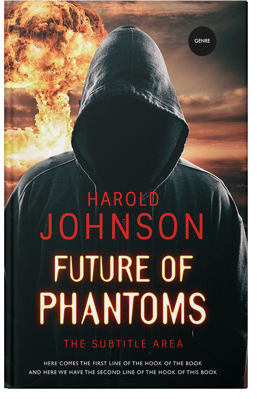 Front view of Cod Gray #3714 - Premade Mystery & Thriller & Suspense Book Cover