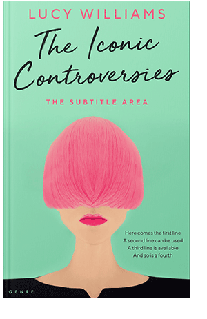 Pre Made Book Cover Algae Green