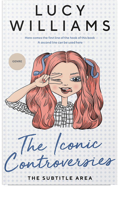 Front view of Ebony Clay #3725 - Premade Teen & Young Adult Book Cover