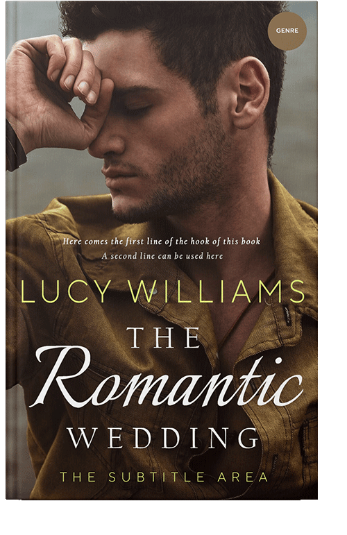 Front view of Cedar #3737 - Premade Romance Book Cover