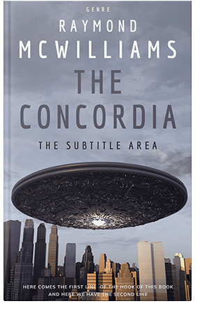 Pre Made Book Cover Santas Gray