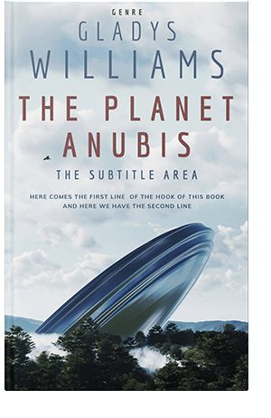 Pre Made Book Cover Ebony Clay