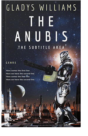 Pre Made Book Cover Steel Gray