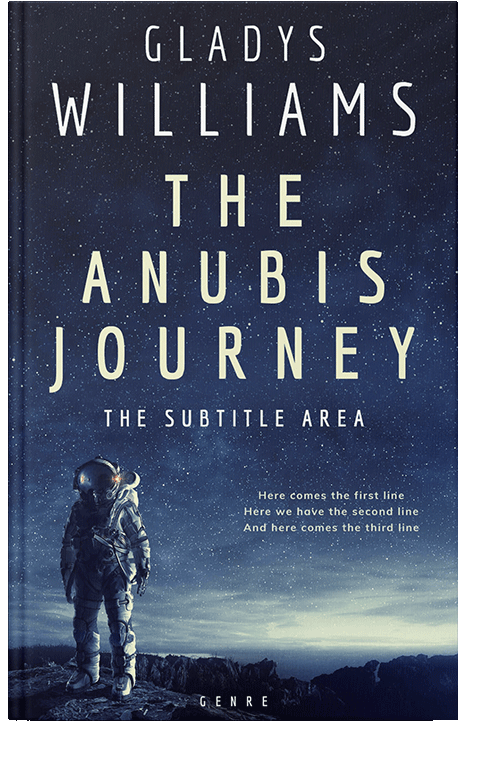 Front view of Bunting #3765 - Premade Science Fiction Book Cover