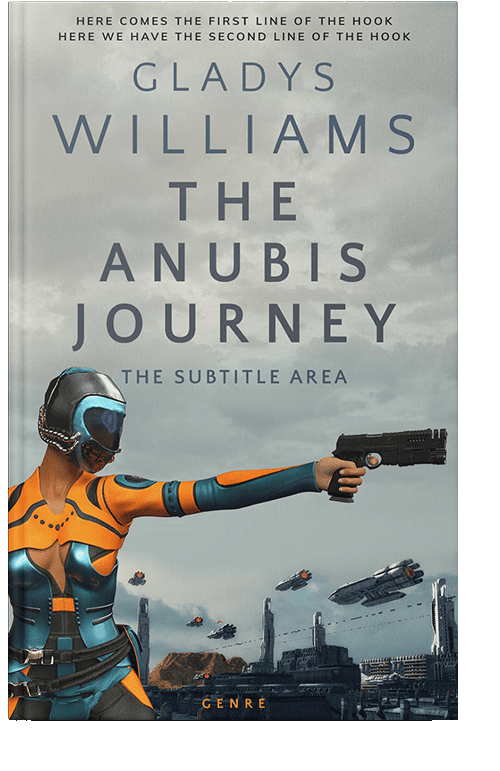 Front view of Pumice #3767 - Premade Science Fiction Book Cover