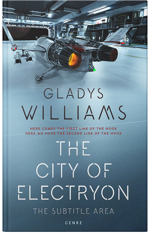 Front view of Premade Science Fiction Book Cover - Hoki