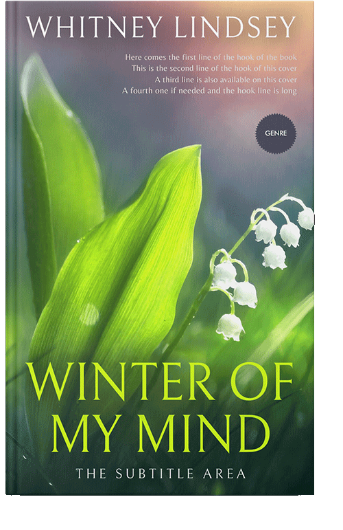 Front view of Axolotl #3778 - Premade Romance Book Cover