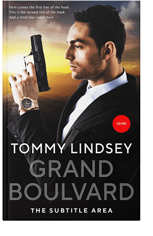 Pre Made Book Cover Tan