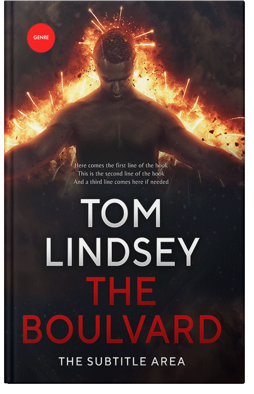 Front view of Japonica #3783 - Premade Fantasy Book Cover