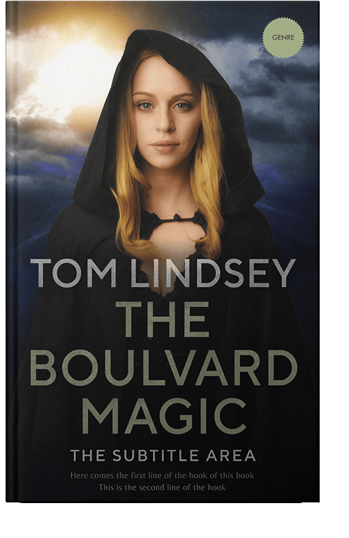 Front view of Sorrell Brown #3786 - Premade Fantasy Book Cover