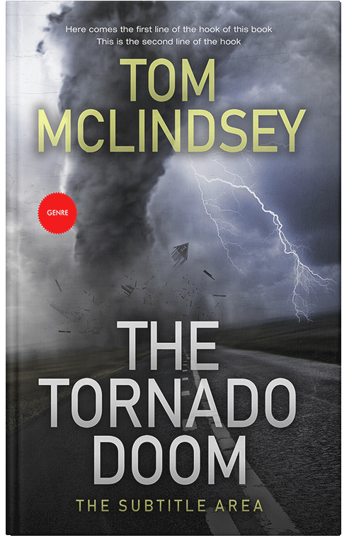 Front view of Tuna #3788 - Premade Action & Adventure Book Cover