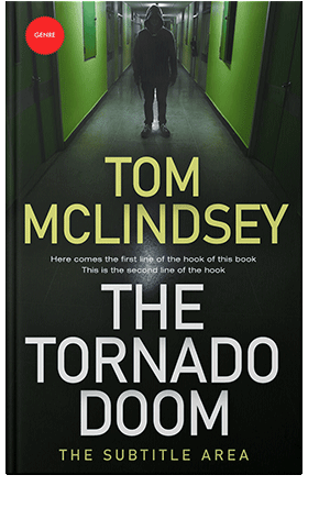 Pre Made Book Cover Hunter Green