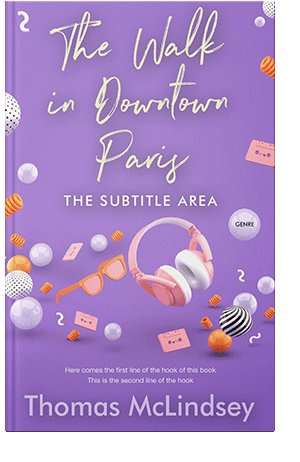 Pre Made Book Cover Lilac Bush