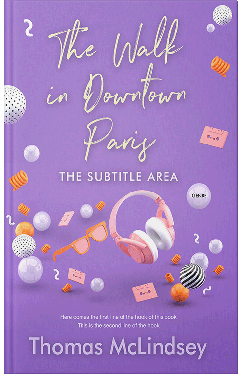 Front view of Premade Teen & Young Adult Book Cover - Lilac Bush