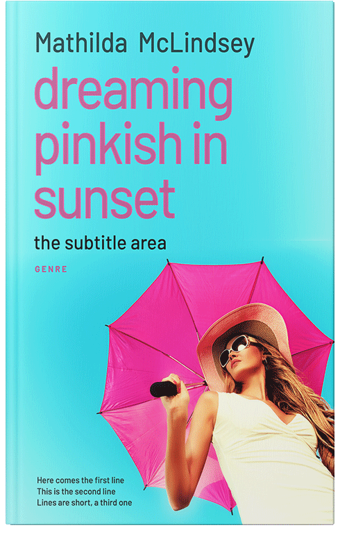 Front view of Mauvelous #3805 - Premade Romance Book Cover