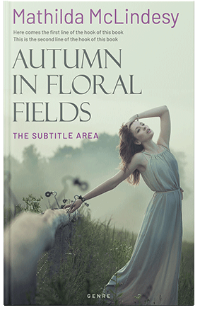 Pre Made Book Cover Periglacial Blue