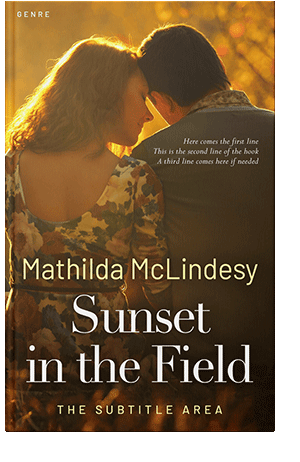 Pre Made Book Cover Deep Oak